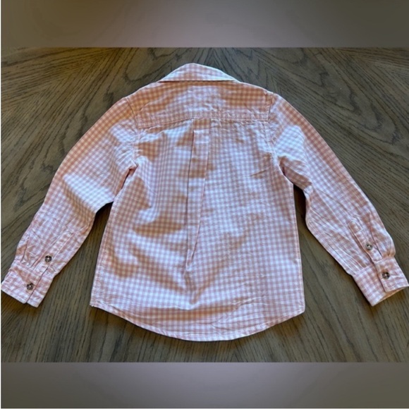 Tommy Bahama Pink Button Down Shirt Lightweight size 5/6 - Picture 3 of 7